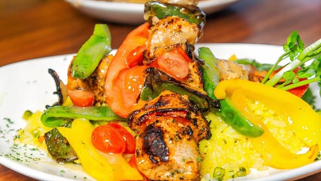 Chicken Shish Kebab.