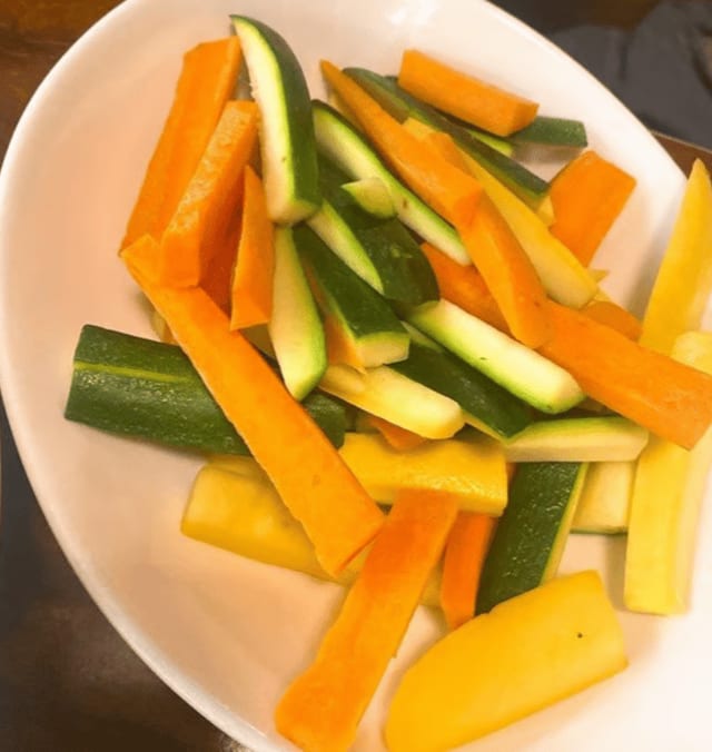 Steamed Vegetables.