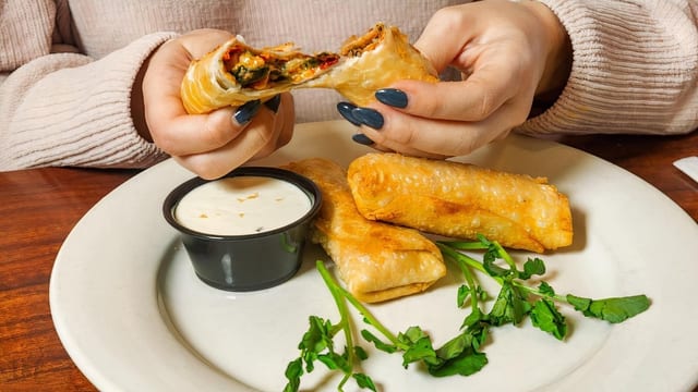 Southwestern Chicken Egg Rolls.