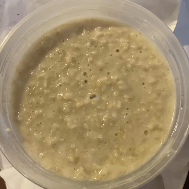 Oatmeal Made To Order with Brown Sugar & Raisins.