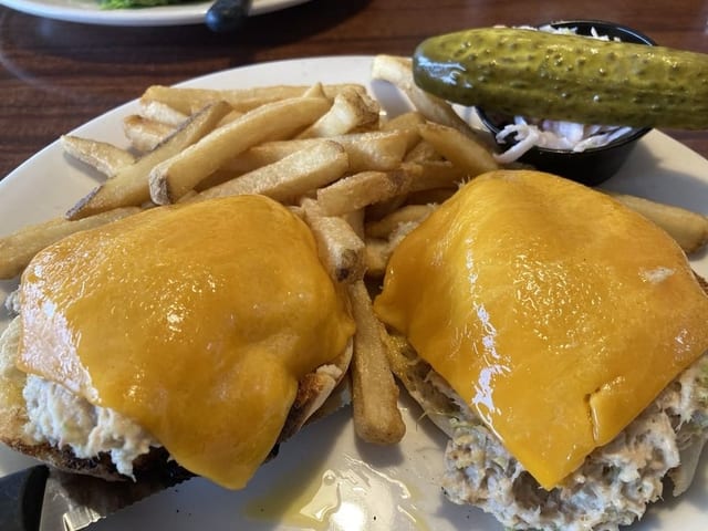Tuna Melt Sandwich.