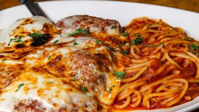 Chicken Parmigiana.
