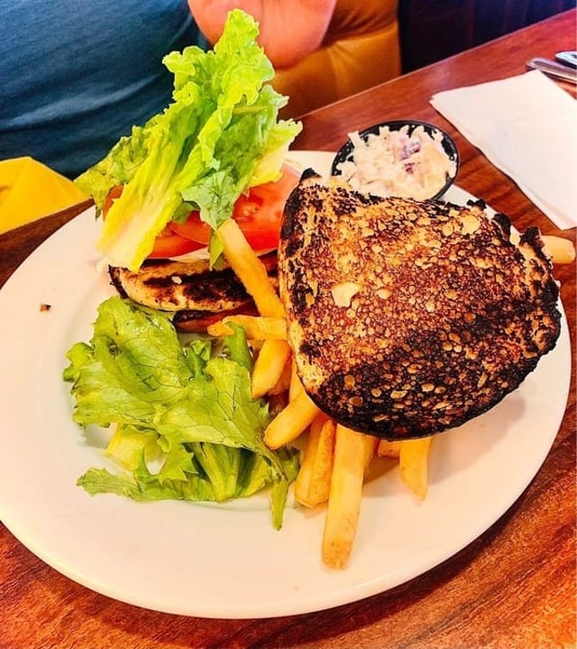 Homemade Turkey Burger.