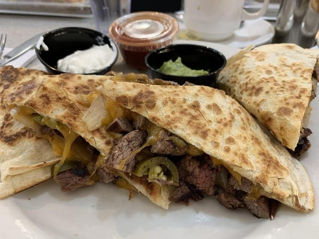 Jalapeno Steak Quesadilla.