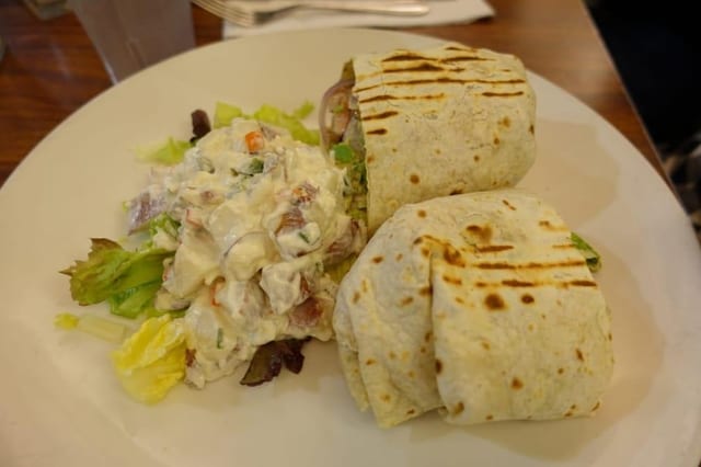 Ahi Tuna Wrap.
